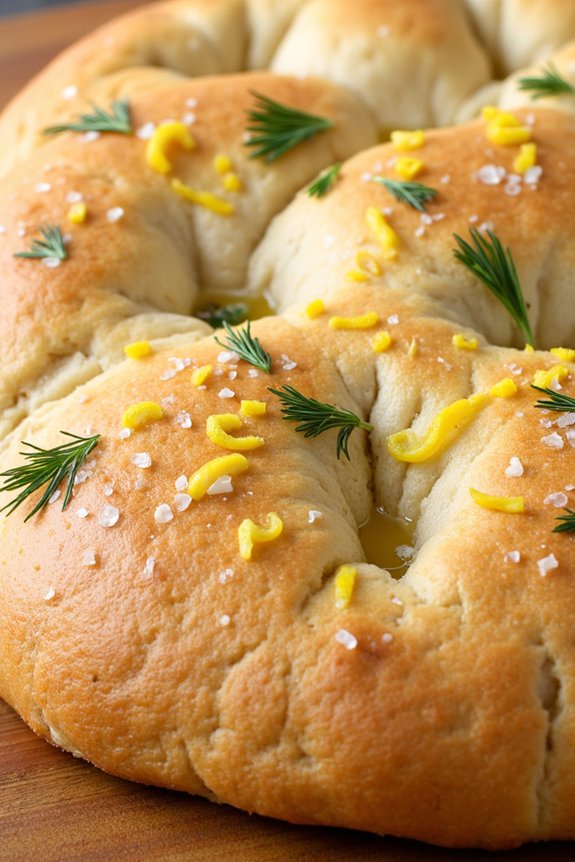 lemon dill focaccia recipe