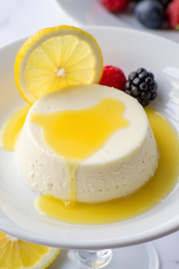 lemon flavored creamy dessert recipe
