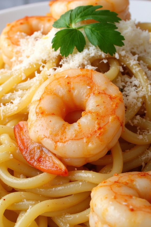 lemon garlic shrimp pasta recipe