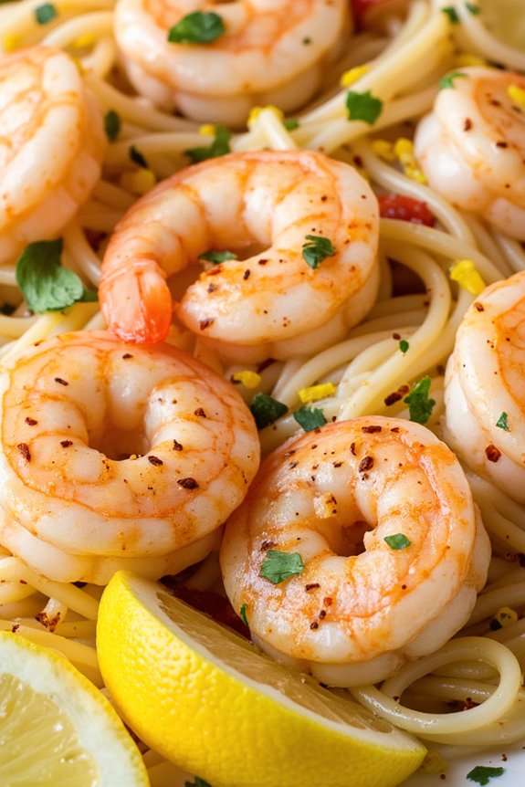 lemon garlic shrimp scampi