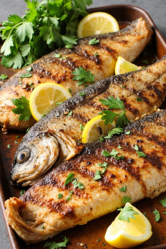 lemon herb grilled fish