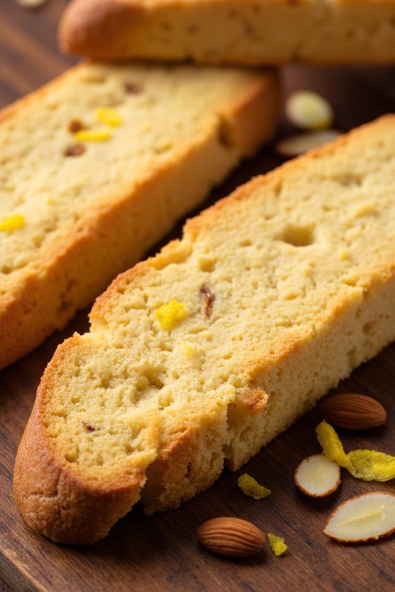 lemon infused crunchy italian cookies