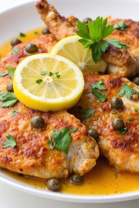 lemon infused pork cutlets recipe
