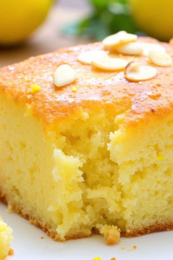 lemon polenta cake delight