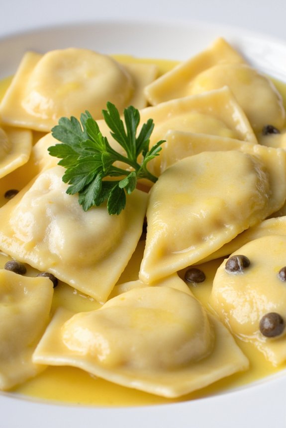 lemon ricotta ravioli recipe