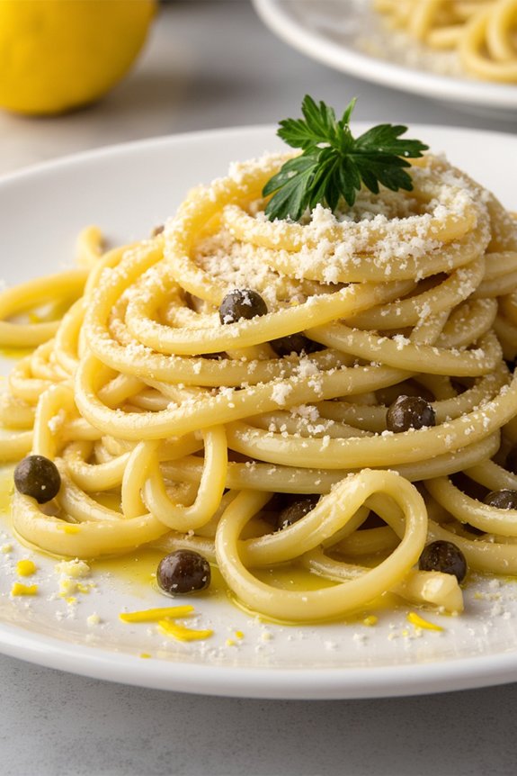 linguine with lemon capers