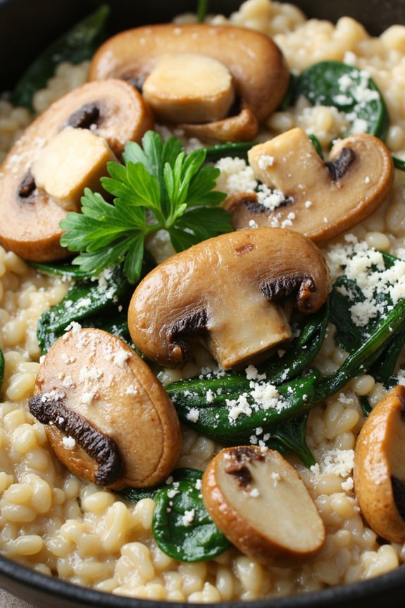 low carb mushroom risotto recipe