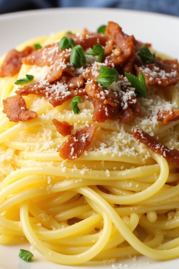 low carb spaghetti squash carbonara