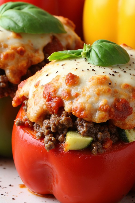 low carb stuffed bell peppers