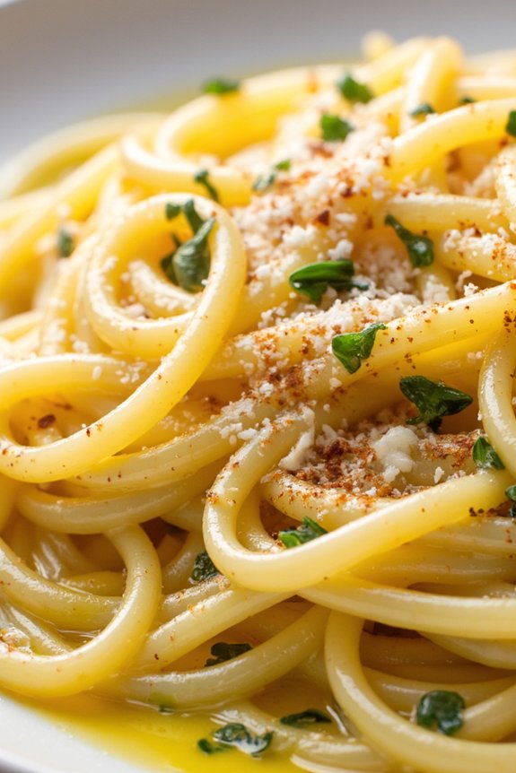 luxurious truffle infused pasta dish