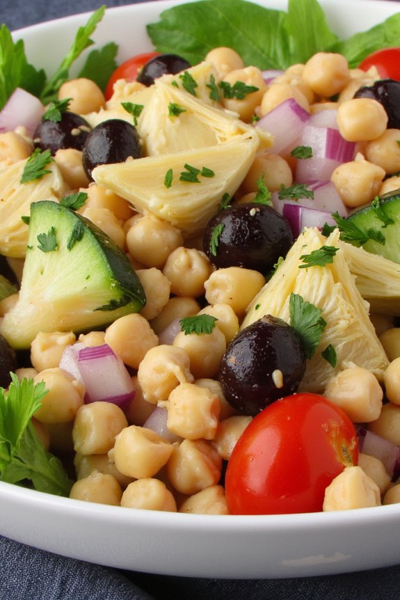 mediterranean chickpea salad recipe