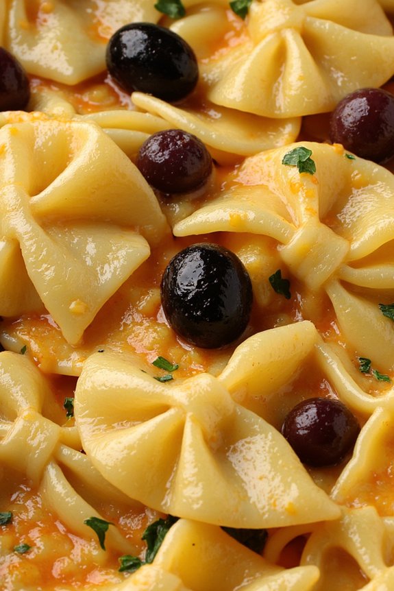 mediterranean dairy free pasta dish