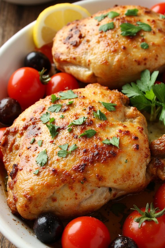 mediterranean marinated chicken thighs