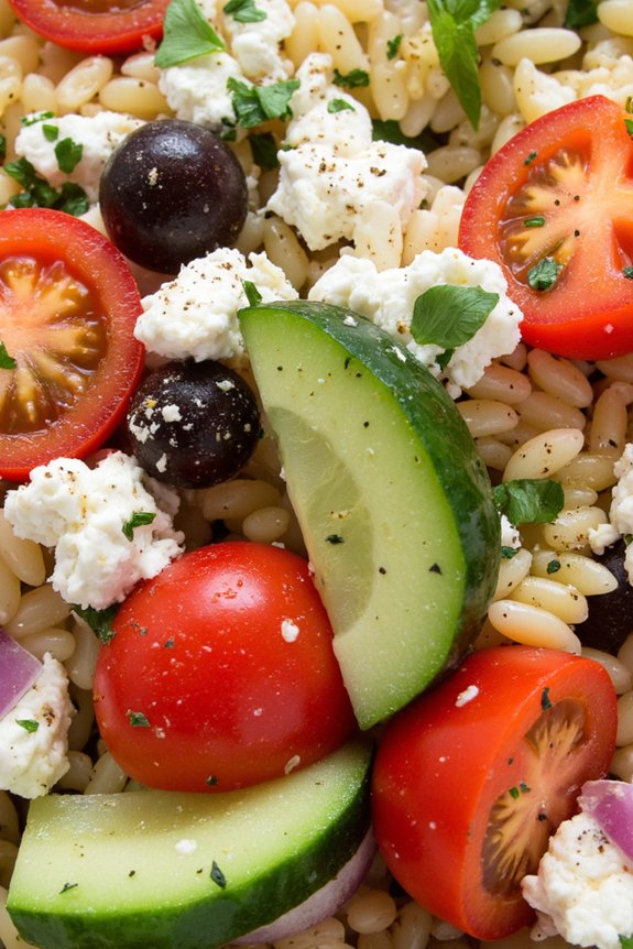 mediterranean orzo pasta salad