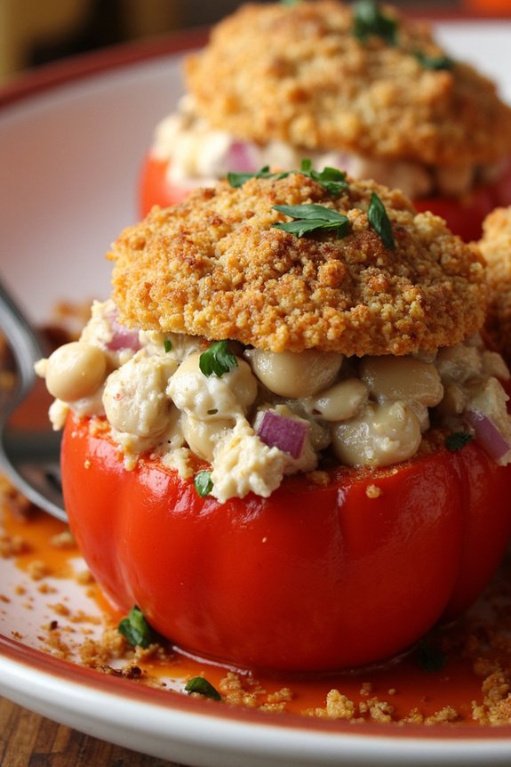 mediterranean stuffed pepper delight