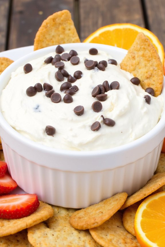 no bake cannoli dip delight