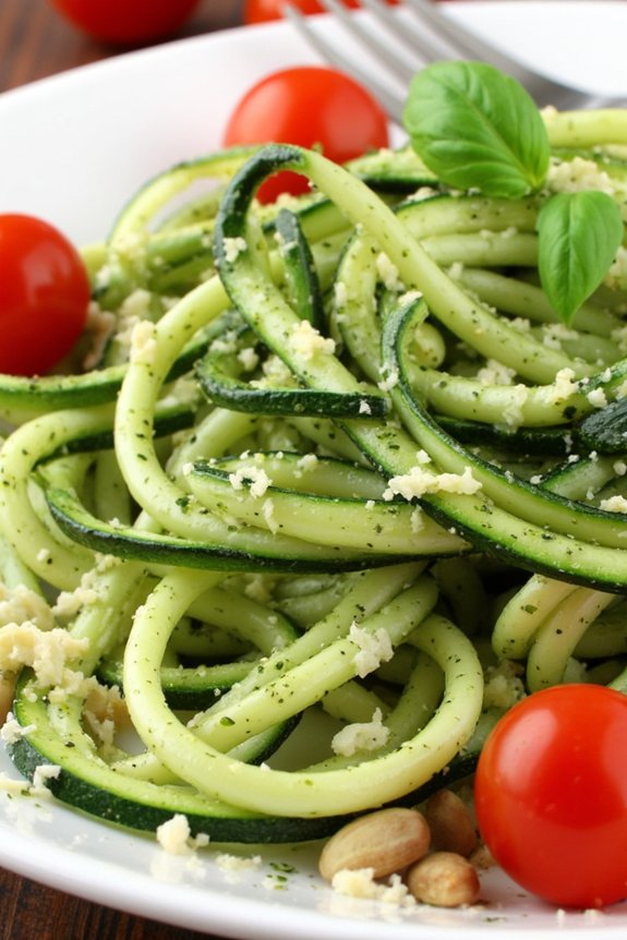 nutritious zucchini noodle dish
