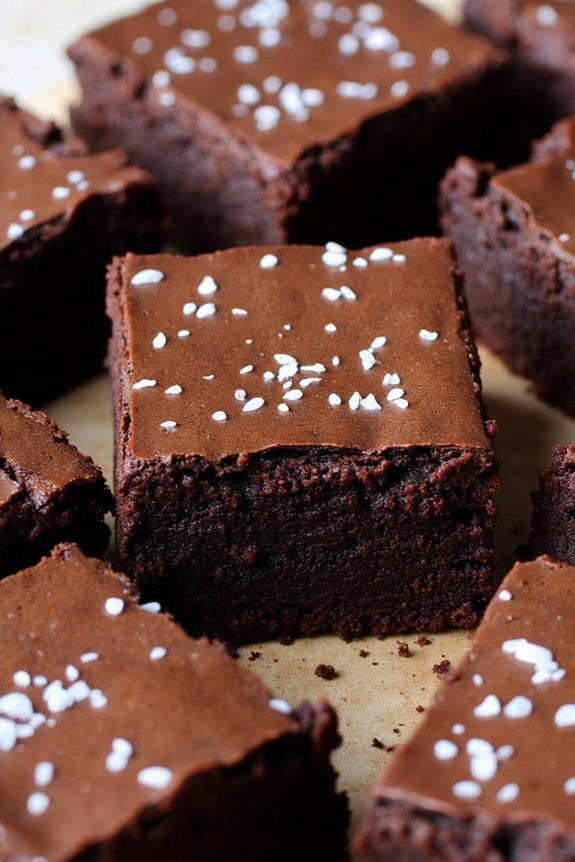 olive oil sea salt brownies