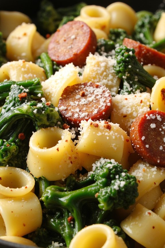 one pot sausage pasta delight