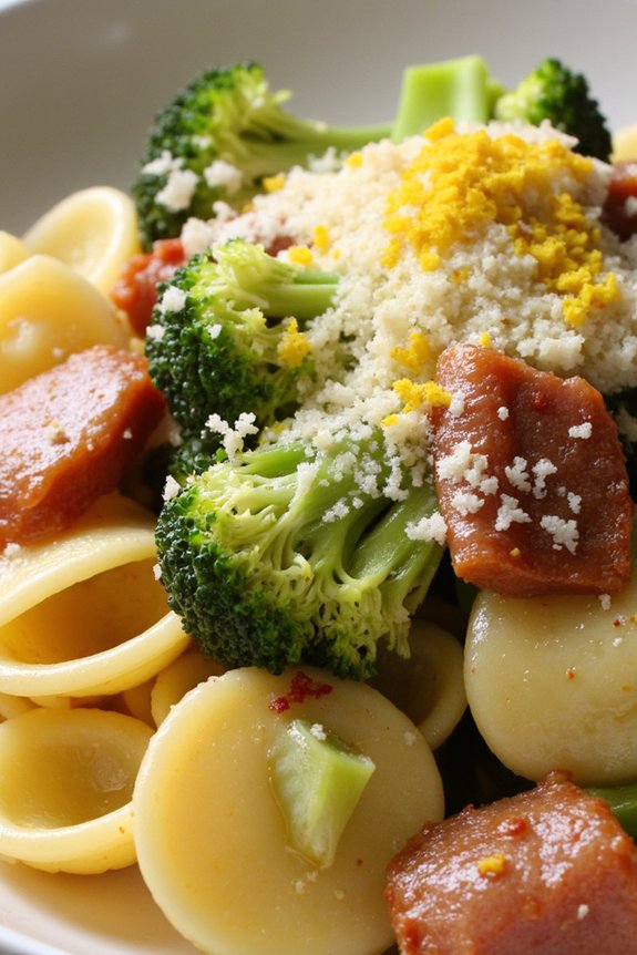 pasta with pancetta and broccoli