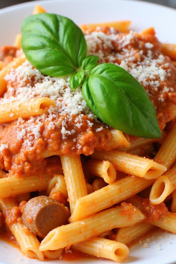 penne alla vodka delight