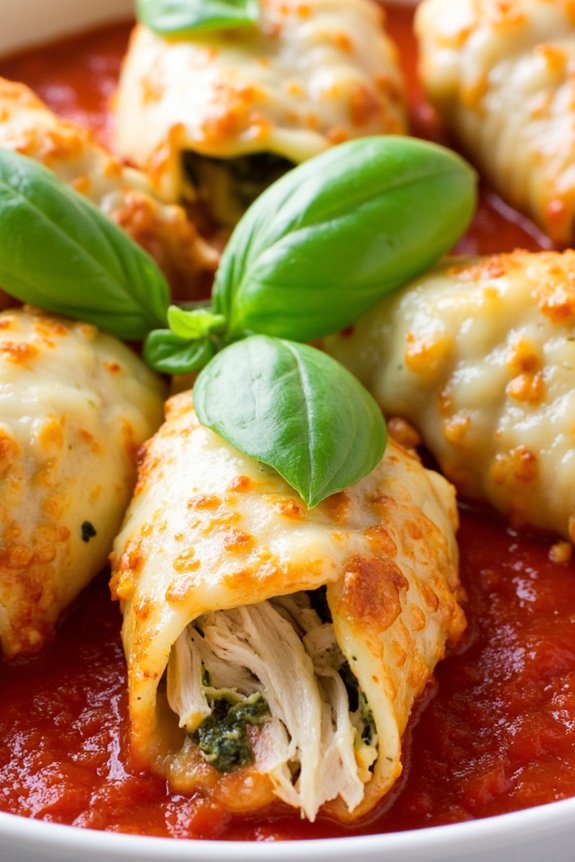 pesto chicken stuffed shells recipe