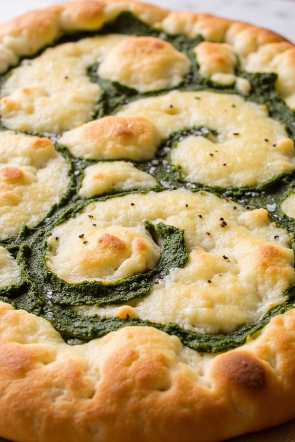 pesto parmesan focaccia delight