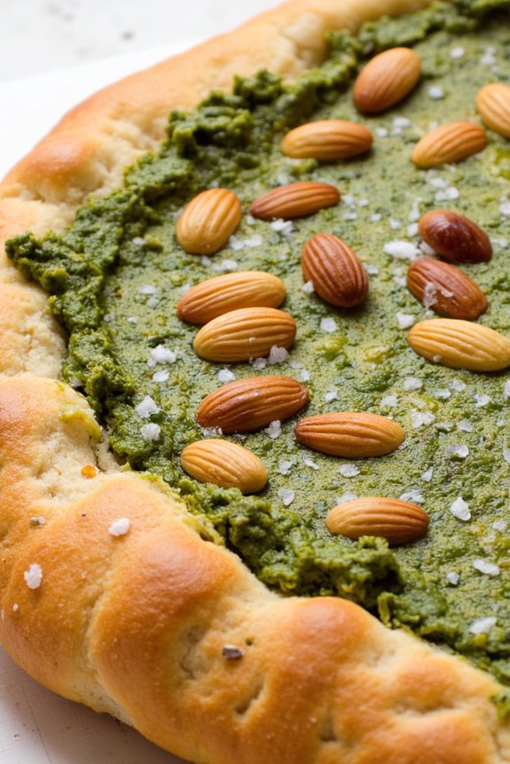 pesto pine nut focaccia delight