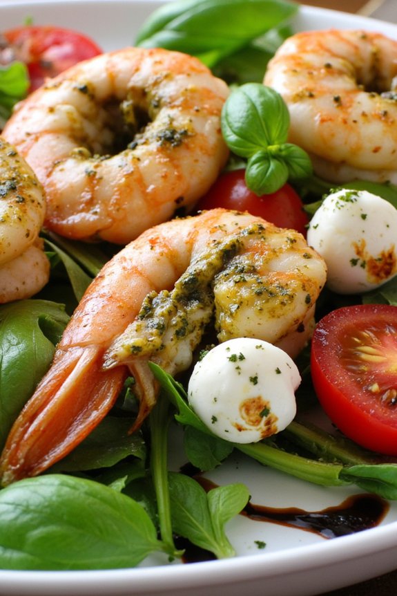 pesto shrimp salad recipe