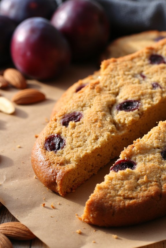 plum almond biscotti recipe