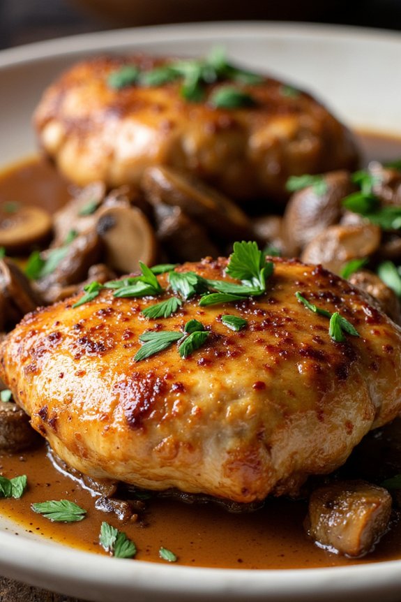 porcini marsala chicken delight