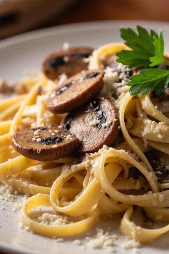 porcini mushroom pasta delight