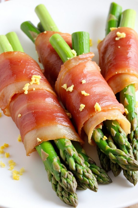 prosciutto wrapped asparagus appetizer