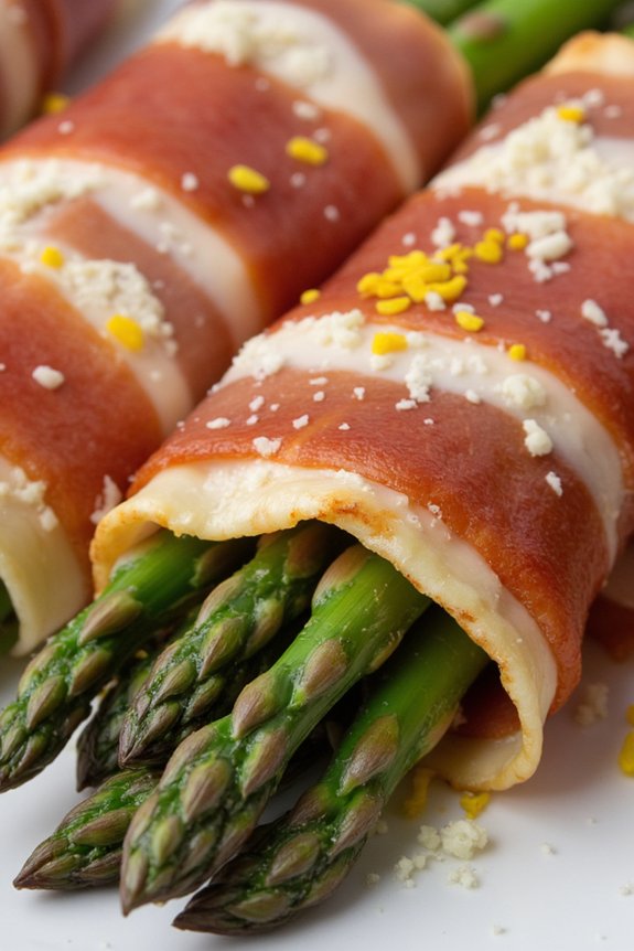 prosciutto wrapped asparagus appetizer