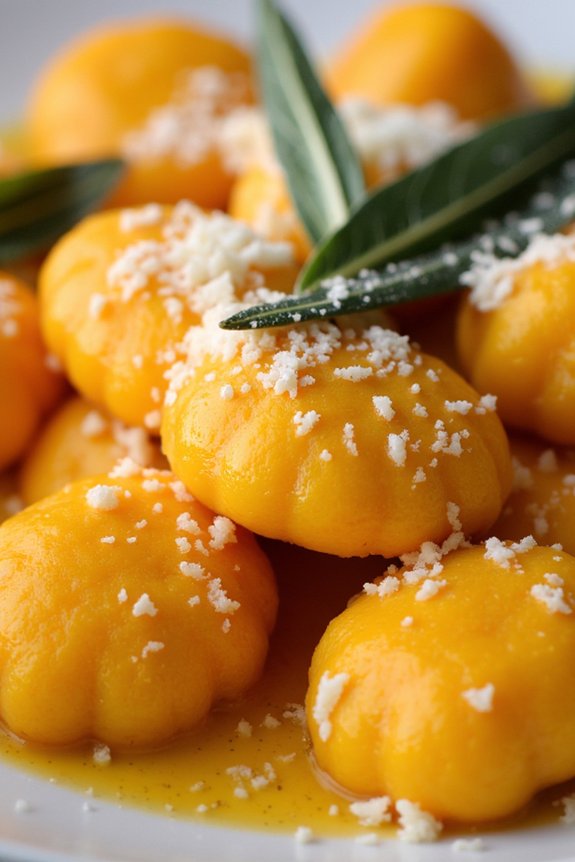 pumpkin gnocchi with sage butter