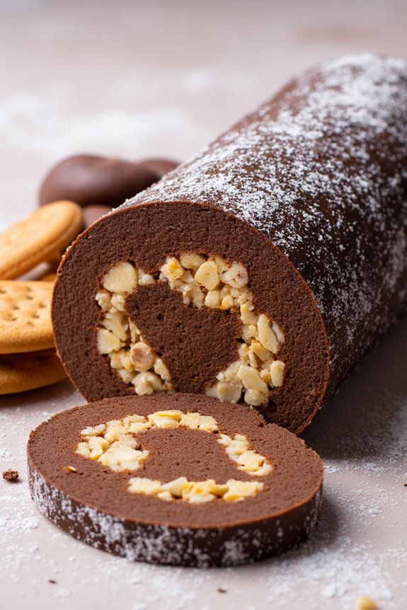 quick and easy chocolate salami