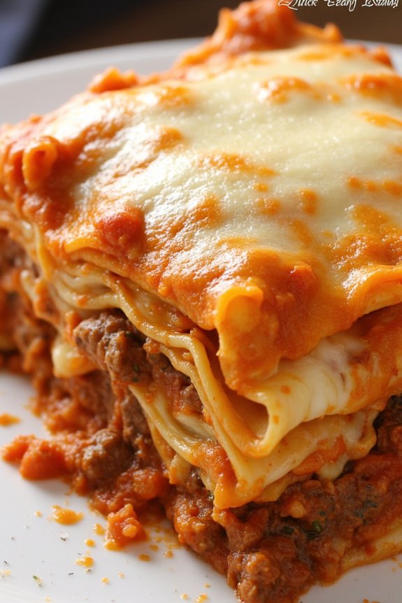 quick and easy lasagna