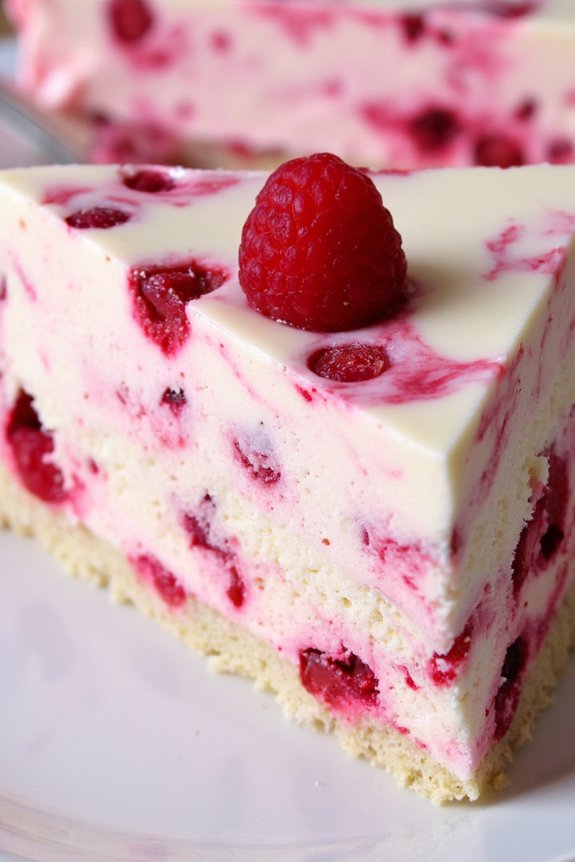 raspberry white chocolate delight