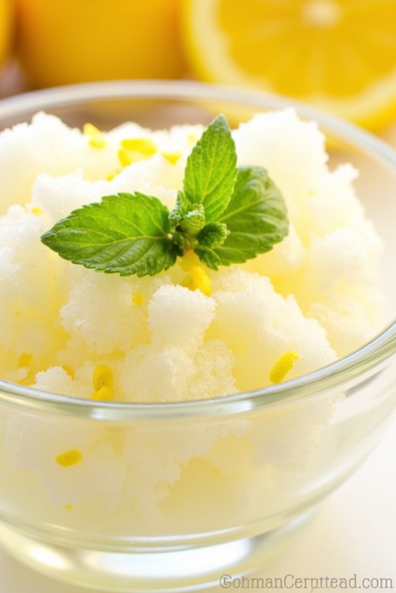 refreshing italian lemon dessert