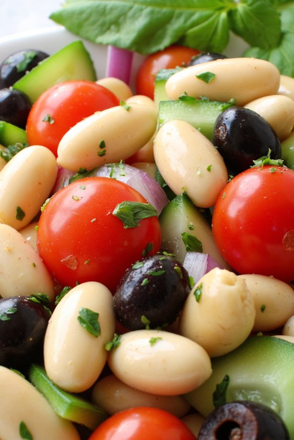 refreshing tuscan bean salad