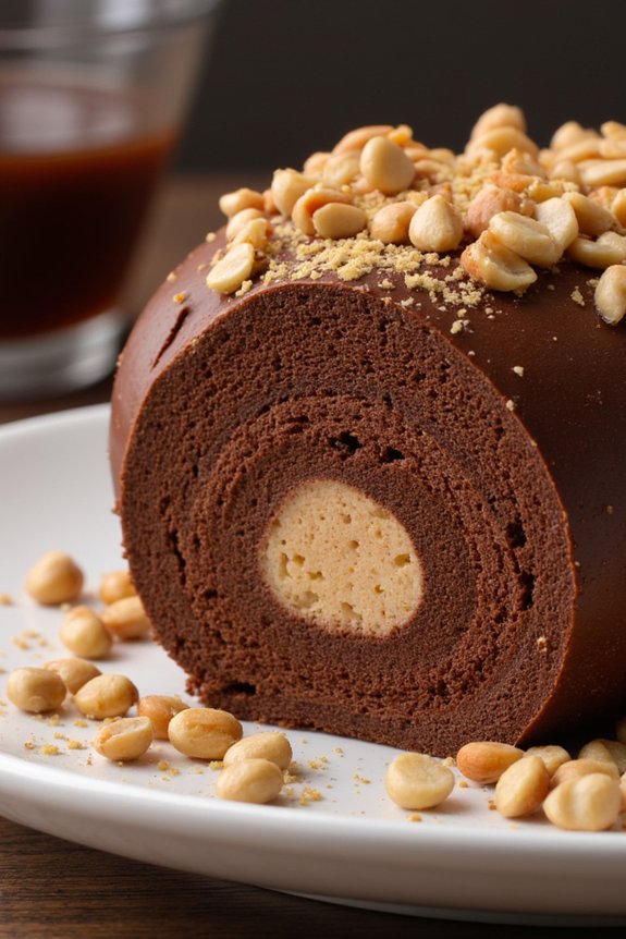 rich chocolate hazelnut dessert