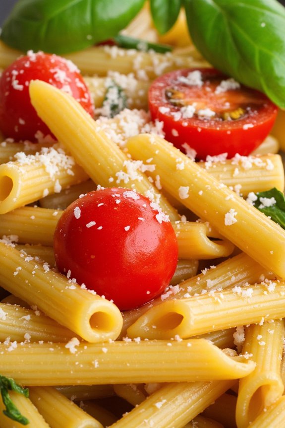 roasted garlic pasta delight