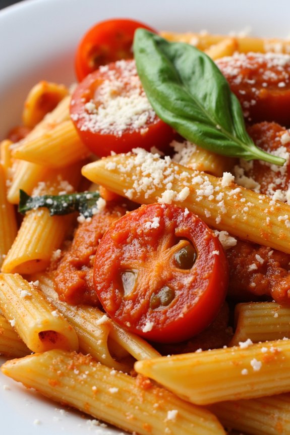 roasted tomato basil pasta