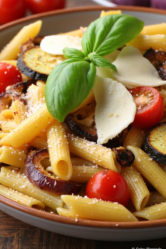 roasted vegetable penne pasta