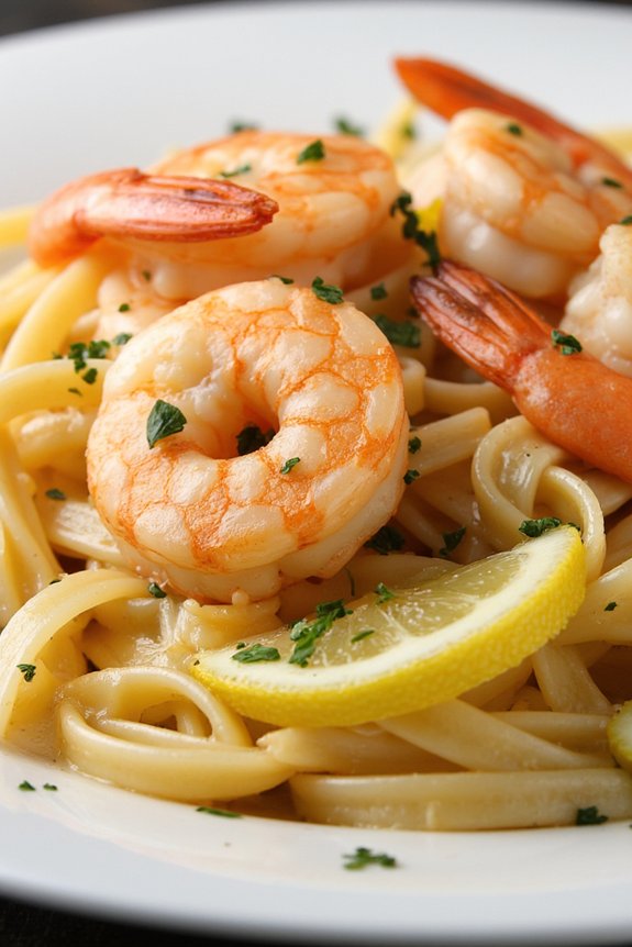 romantic italian shrimp scampi