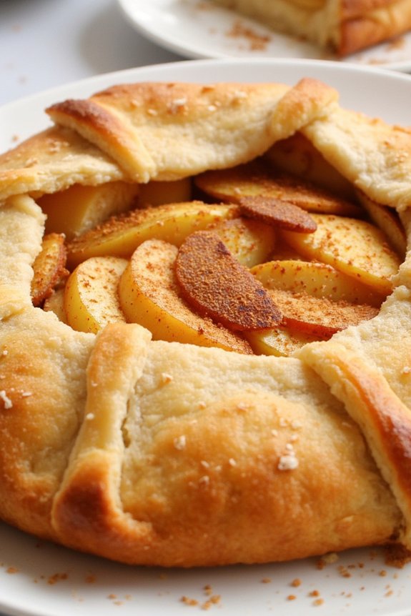 rustic italian apple tart
