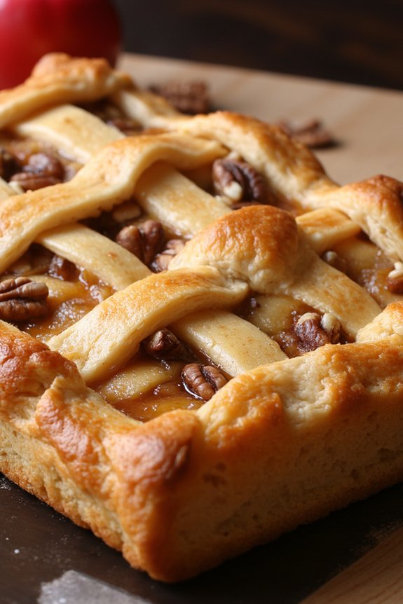 rustic italian apple tart