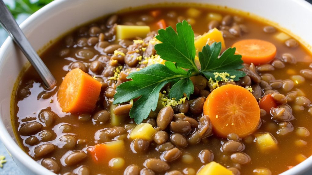 13 Rustic Easy Italian Lentil Soup Recipes These Bowls Hit The Spot rustic italian lentil soup