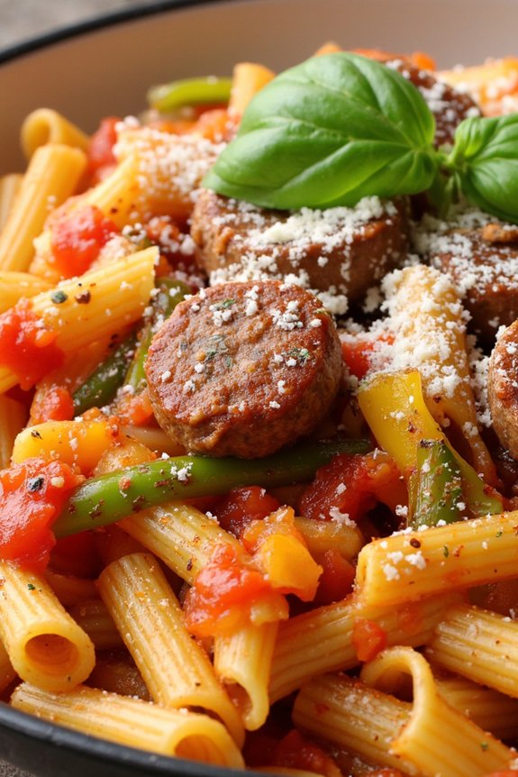 rustic italian pasta dish