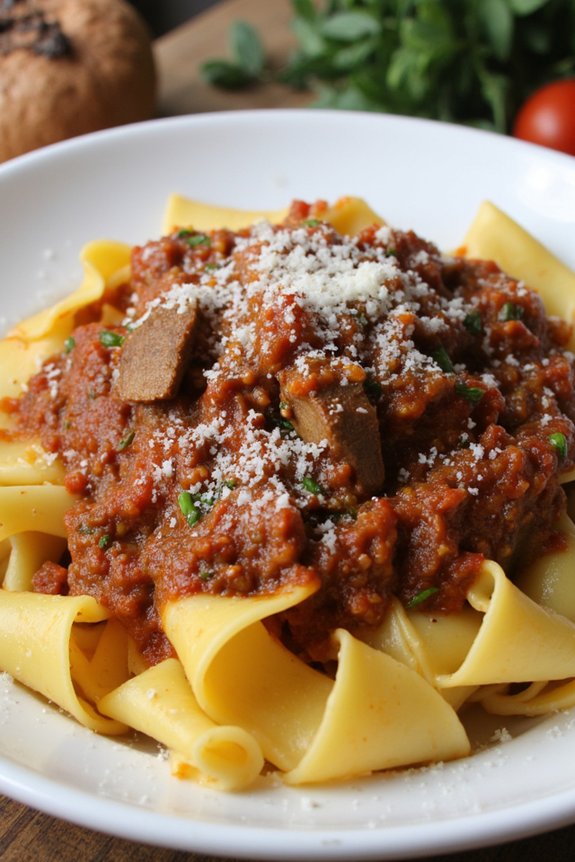 rustic italian wild boar sauce